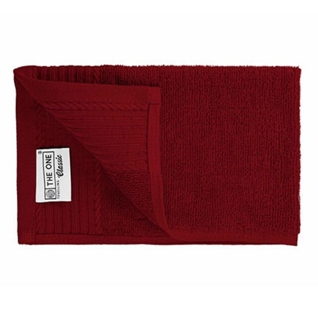 The One Towelling Klassieke gastendoek UTLT4048_burgundy large