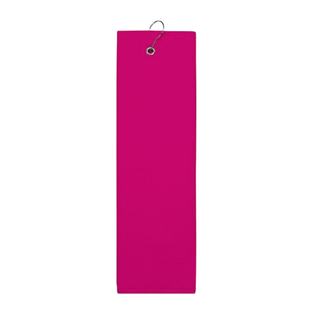 The One Towelling Effen vochtafvoerende golfhanddoek UTLT3988_magenta large