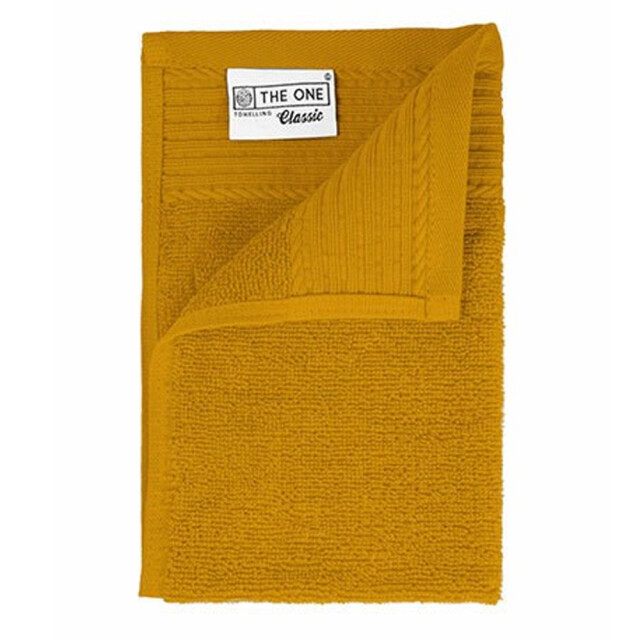 The One Towelling Klassieke gastendoek UTLT4048_goldyellow large