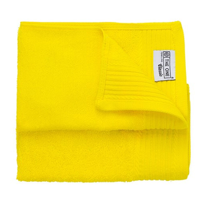 The One Towelling Klassieke gastendoek UTLT4048_yellow large