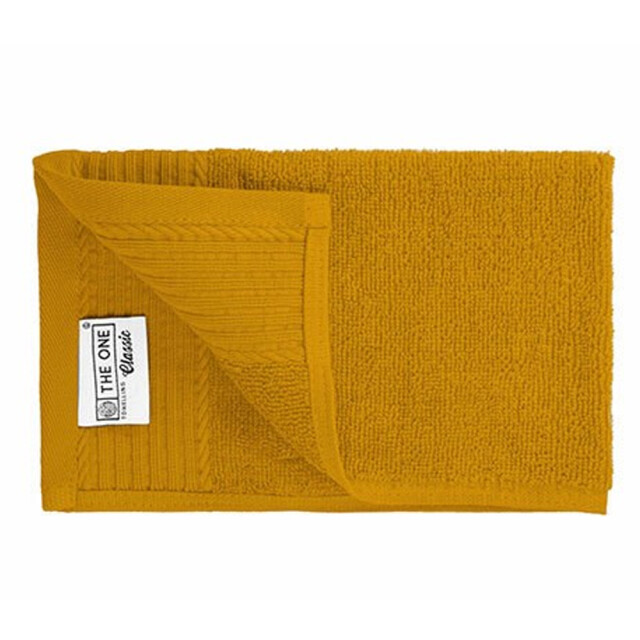 The One Towelling Klassieke gastendoek UTLT4048_goldyellow large