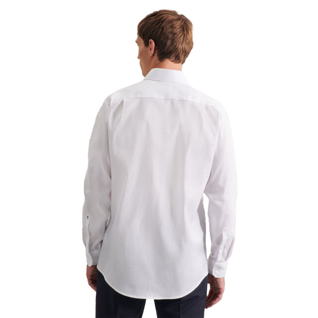 Seidensticker Heren oxford normaal overhemd met lange mouwen UTLT5534_white large