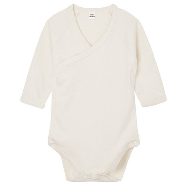 Babybugz Baby kimono body met lange mouwen UTLT5464_organicnatural large