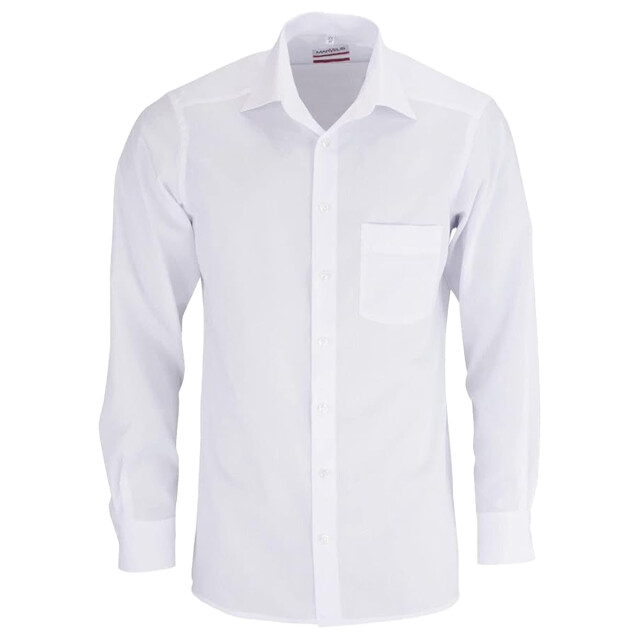 Marvelis Heren poplin slim extra lang overhemd UTLT5540_white large