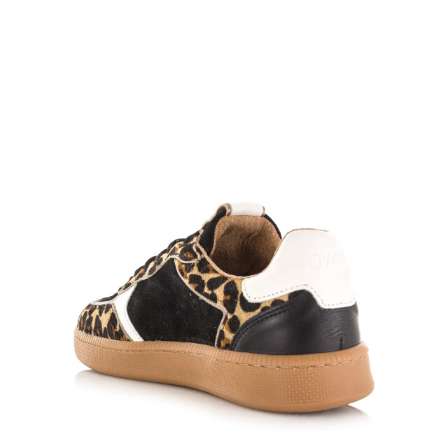 DWRS Label Dwrs mirabel leopard hair on lage sneakers dames B11548-08 8258 large
