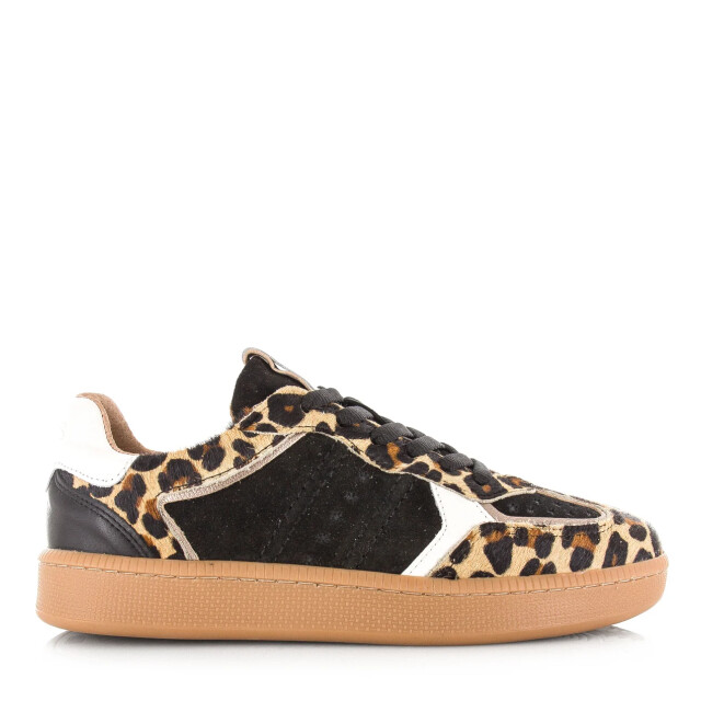 DWRS Label Dwrs mirabel leopard hair on lage sneakers dames B11548-08 8258 large