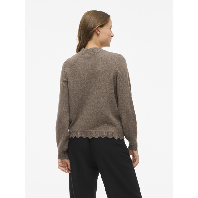 Vila Vinikolina o-neck l/s knit top no 14106419 large