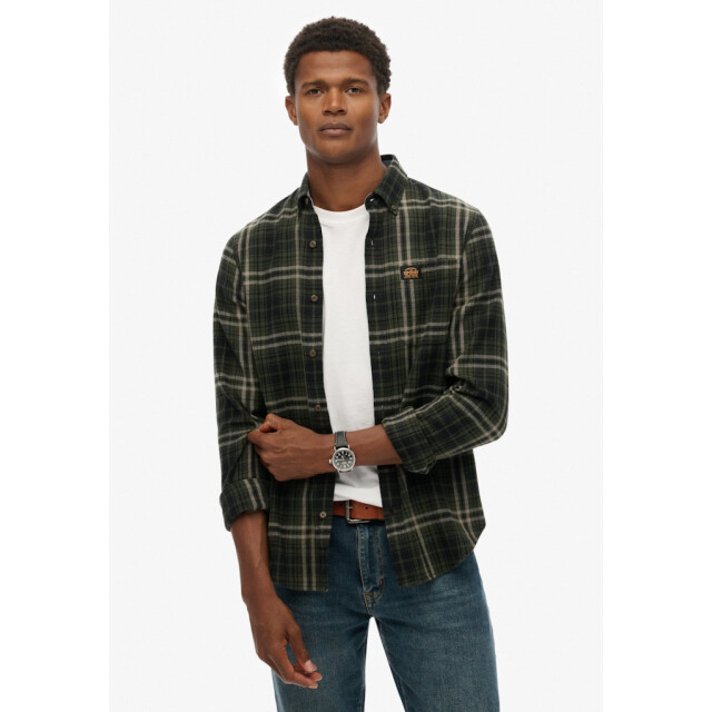 Superdry Kartoenen houthakkers overhemd ls dessin 5309.29.0006 large