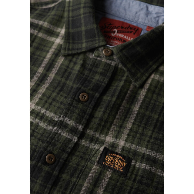 Superdry Kartoenen houthakkers overhemd ls dessin 5309.29.0006 large