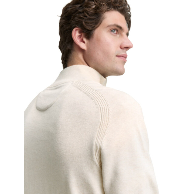 Tom Tailor Trui zip beige 5219.05.0047 large