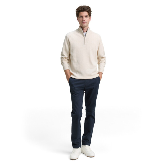 Tom Tailor Trui zip beige 5219.05.0047 large