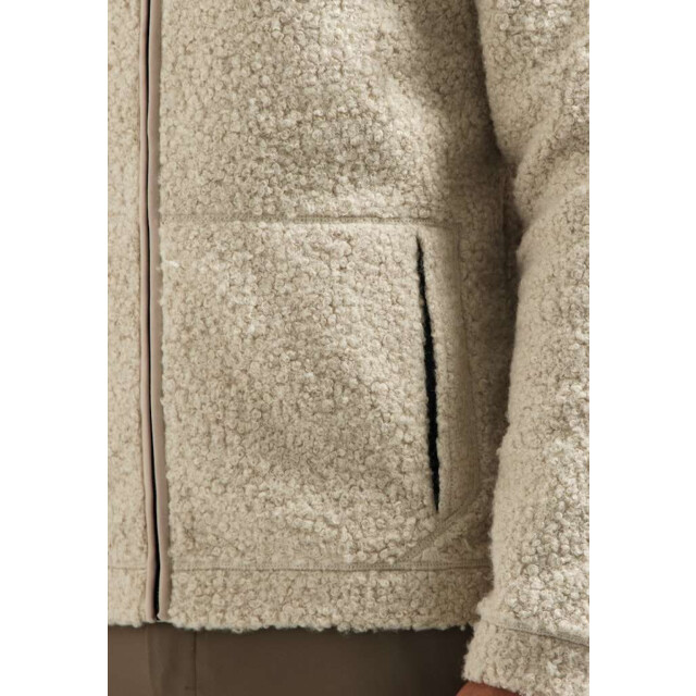 No Excess Sweater full zip teddy sand 29100919-015 large