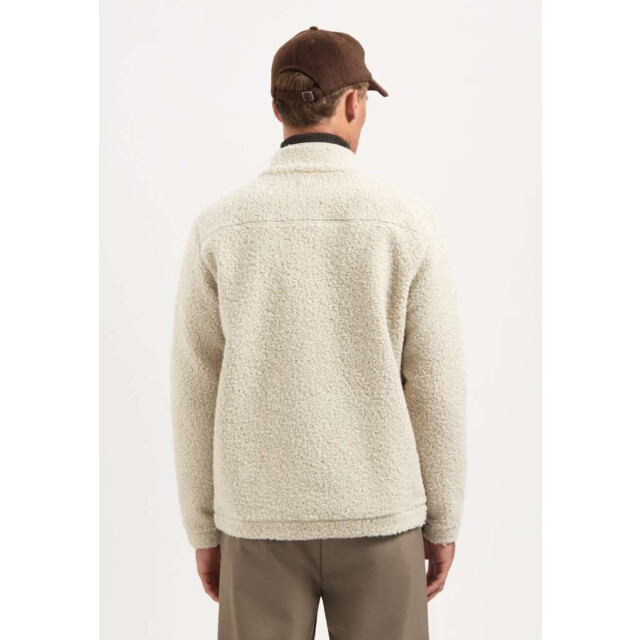 No Excess Sweater full zip teddy sand 29100919-015 large