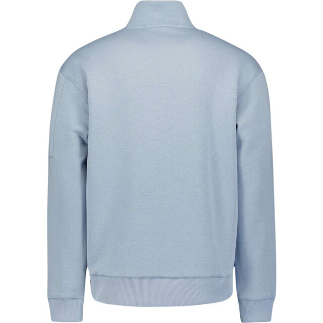 No Excess Sweater half zip brushed dusty blue 29130851-138 large