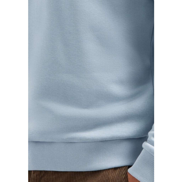 No Excess Sweater half zip brushed dusty blue 29130851-138 large