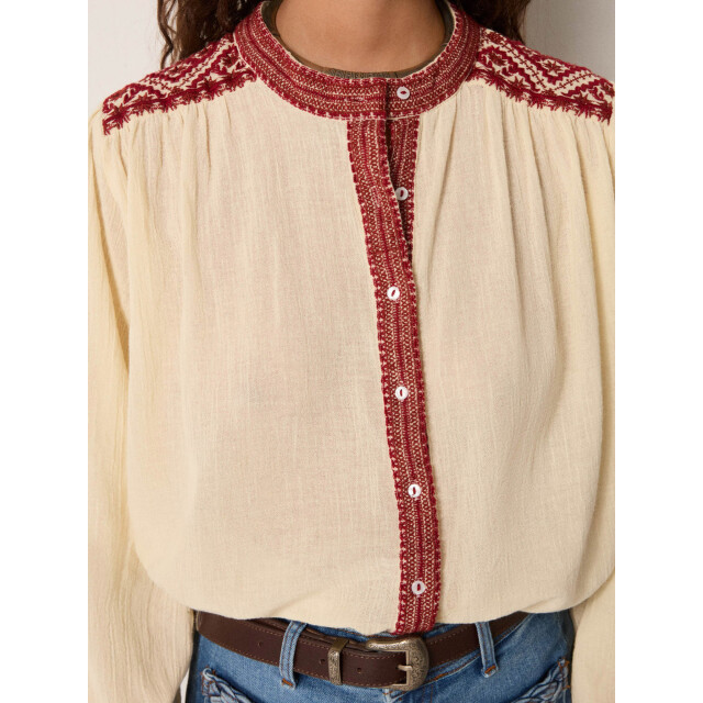 Maison Hotel Charlotte blouse deep blue Charlotte blouse large