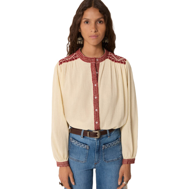 Maison Hotel Charlotte blouse deep blue Charlotte blouse large