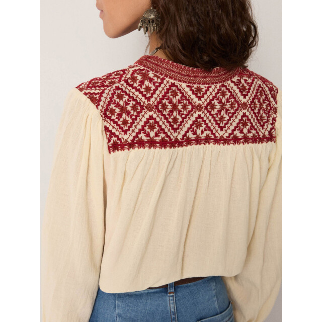 Maison Hotel Charlotte blouse deep blue Charlotte blouse large