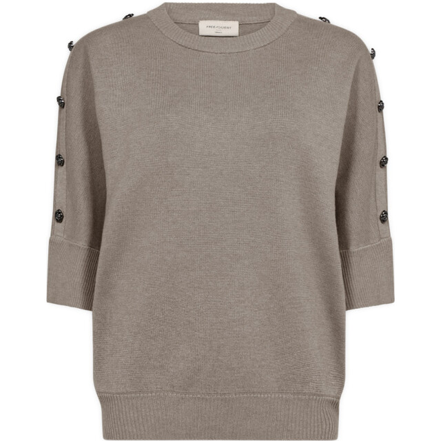 Free Quent Fqani pullover desert taupe melange 206784-9349 large