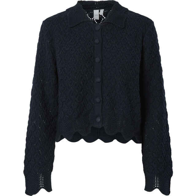 Y.A.S Yassava ls knit cardigan s. navy r 26037957-190953 large