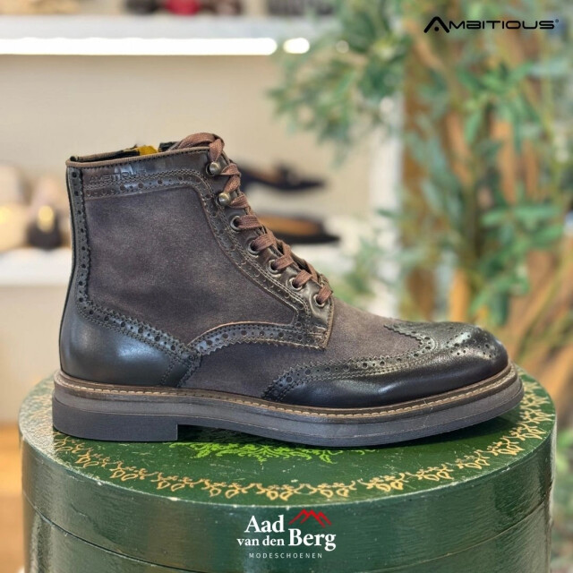 Ambitious Herenschoenen veterlaarzen 12432B BTR large