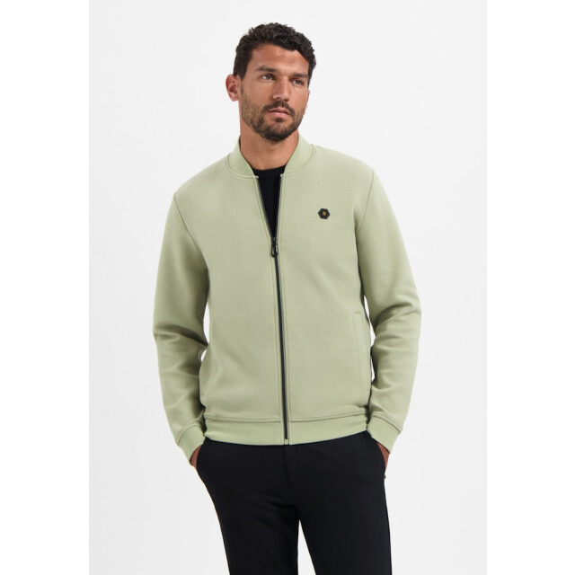 No Excess 29100806sn sweater full zipper pique bomber 29100806SN large