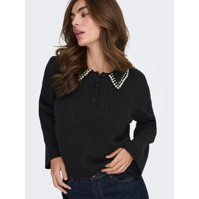 Jacqueline de Yong april life l/s pearl collar pull 15351838 - 06712.991.0126 large