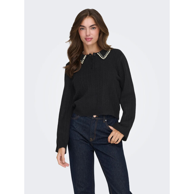 Jacqueline de Yong april life l/s pearl collar pull 15351838 - 06712.991.0126 large