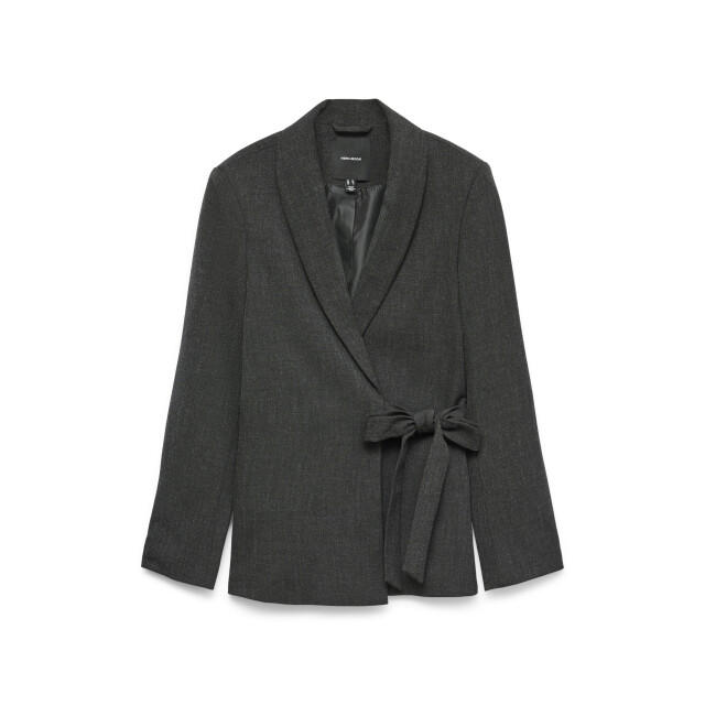 Vero Moda vmbestie ls loose strap blazer 10333972 dark grey melange 06228.970.0003 large