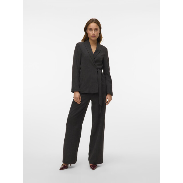 Vero Moda vmbestie ls loose strap blazer 10333972 dark grey melange 06228.970.0003 large