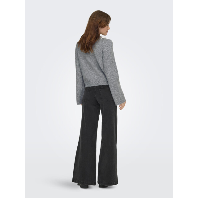 Jacqueline de Yong april life l/s pearl collar pull 15351838 medium grey melange 06712.941.0107 large