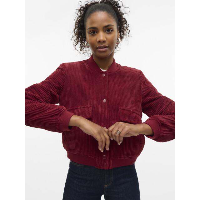 Vero Moda vmrainie amala short jacket 10329729 syrah 06111.840.0051 large