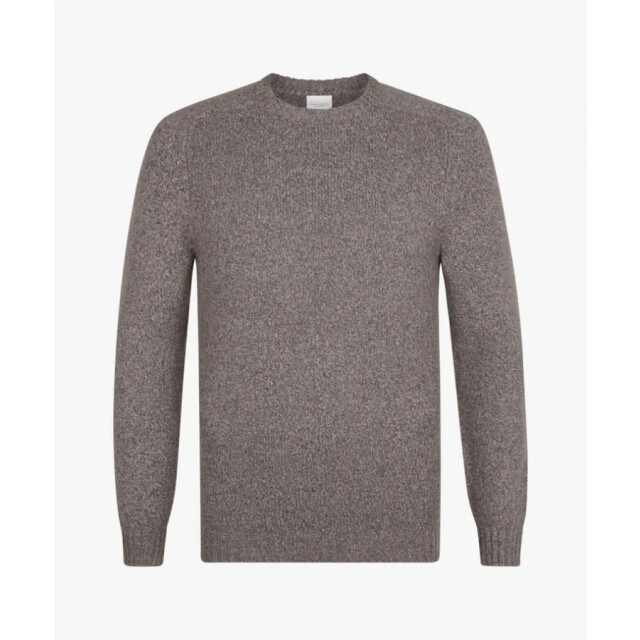 Profuomo Ppwj30037c h1 taupe heren trui profu H1/PPWJ30037B large