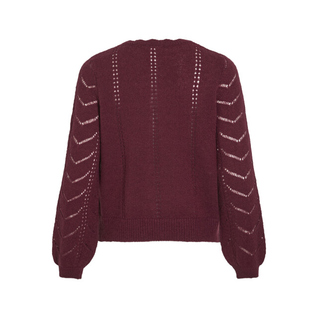 Vila vituli o-neck l/s detail knit cardi 14108959 fig 06741.680.0011 large