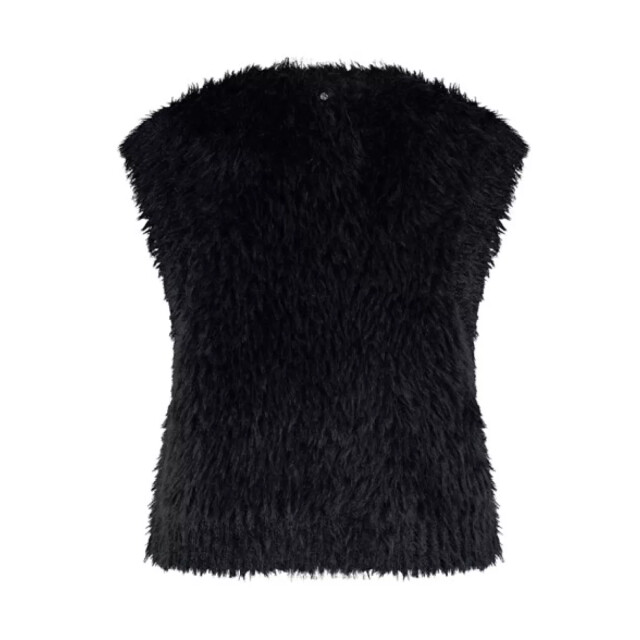 Tramontana hairy yarn vest o05-17-701 009000 black 06226.990.0011 large