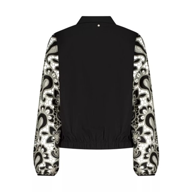 Tramontana embroidered sleeve blouse c24-17-401 009000 06615.991.0064 large