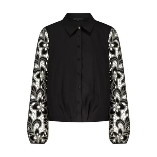 Tramontana embroidered sleeve blouse c24-17-401 009000 06615.991.0064 large