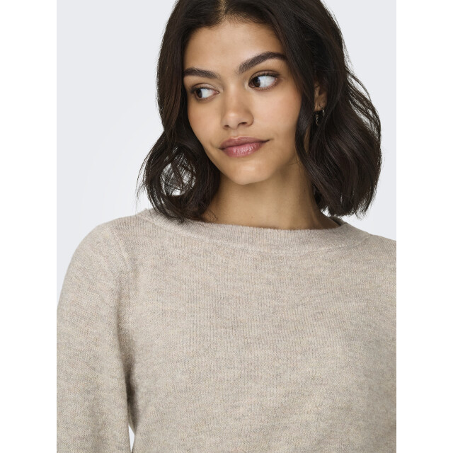 Jacqueline de Yong rue glitter l/s boat pullove knt 15330648 chateau gray 06712.185.0014 large