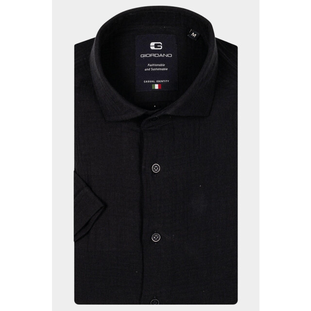 Giordano Casual hemd korte mouw front short sleeve cutaway do 516862/60 188726 large