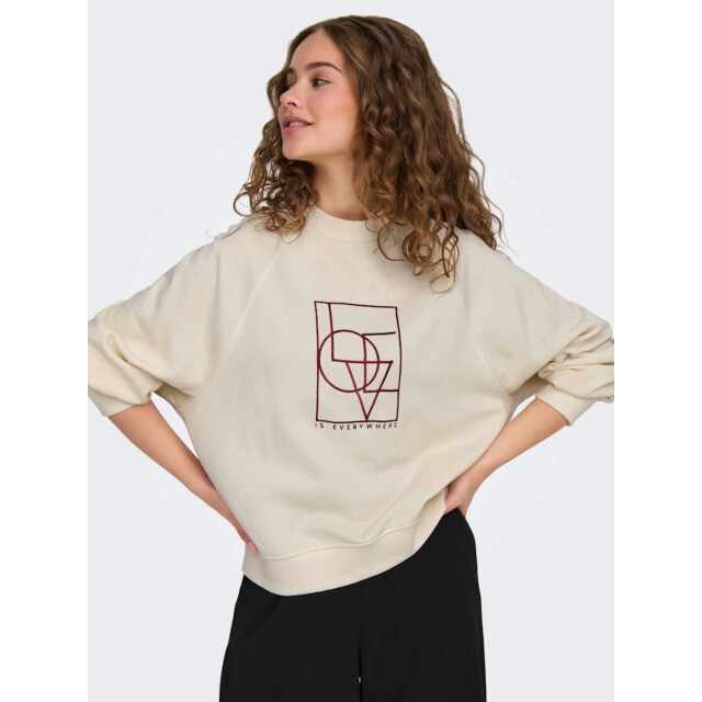 Jacqueline de Yong Bambi l/s emb sweat 15334006 large