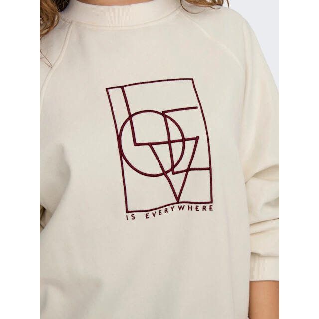 Jacqueline de Yong Bambi l/s emb sweat 15334006 large