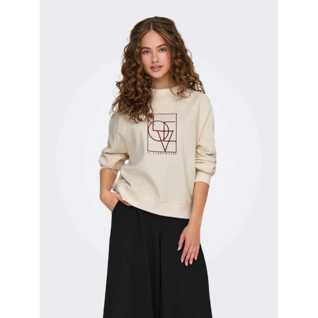 Jacqueline de Yong Bambi l/s emb sweat 15334006 large