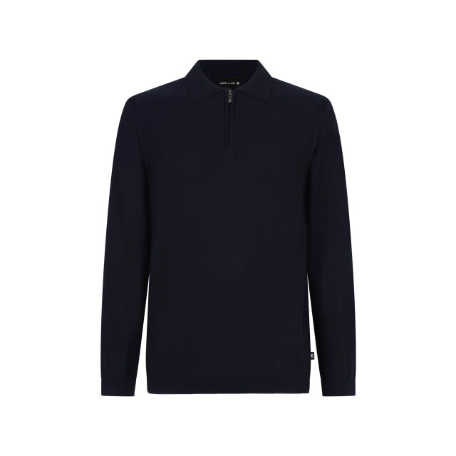 PRESLY & SUN Heren sweater kodie navy Polo Kodie Navy large