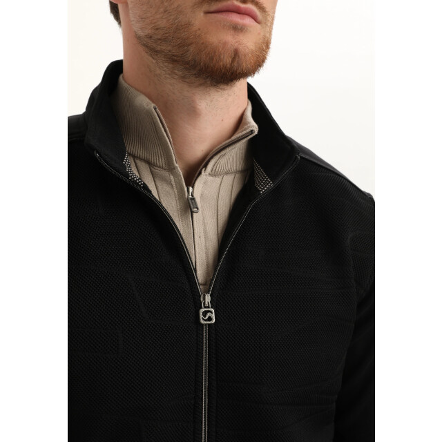 Gabbiano Heren vest 425745 201 black Gabbiano Vest 425745 201Black large