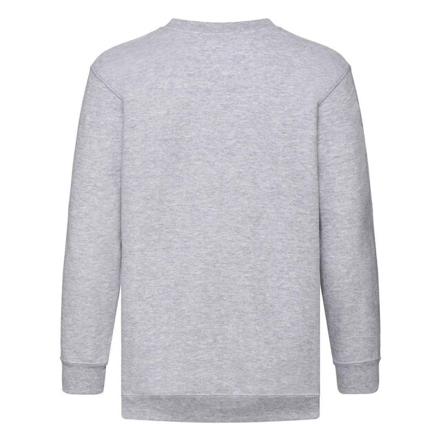 Fruit of the Loom Kinder/kids klassiek sweatshirt met inzet UTLT1382_heathergrey large