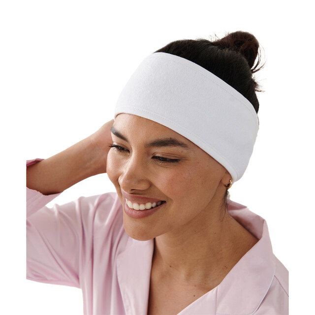 Towel City Dames schoonheid haarband UTLT4389_white large