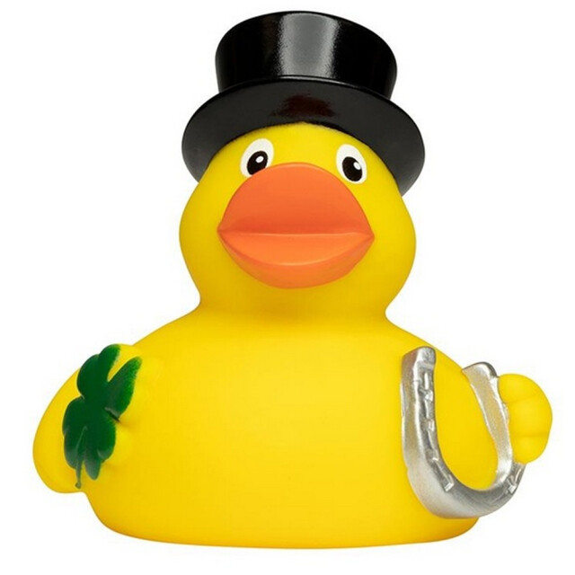 Mbw Schnabels lucky eend krijsspeeltje UTLT4252_yellowblackgreen large