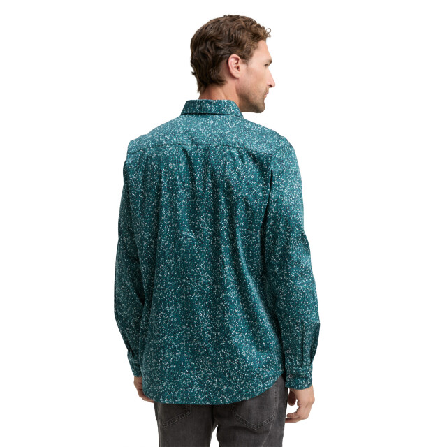 Tom Tailor Colorful printed stretch shirt 1047340 large