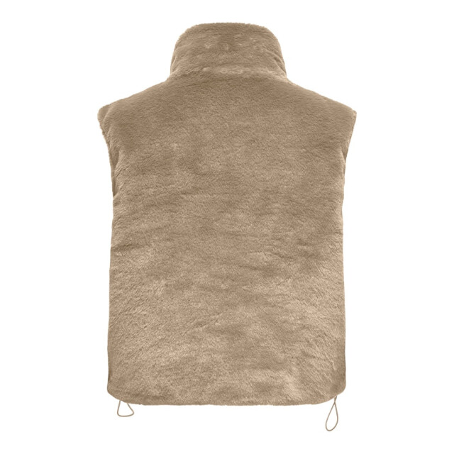 Only Onldana life faux fur waistcoat cc otw zand 4259.04.0002 large