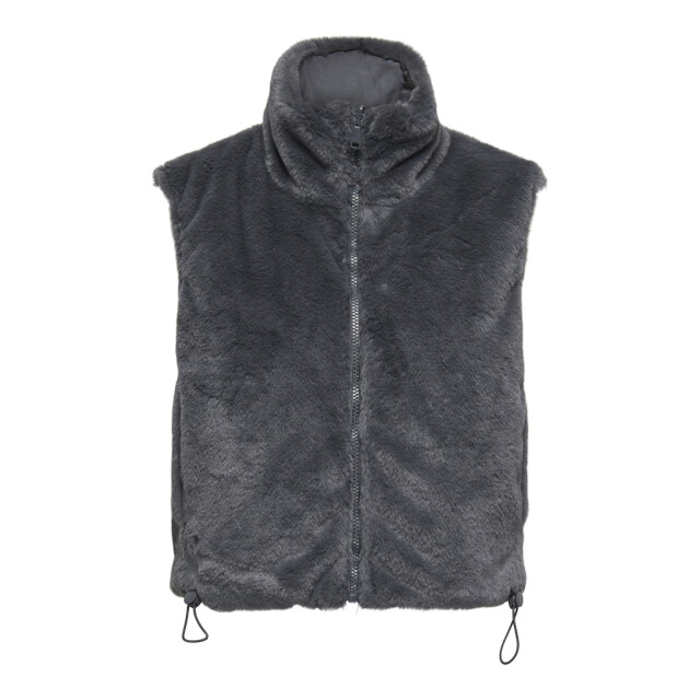 Only Onldana life faux fur waistcoat cc otw antraciet 4259.85.0001 large